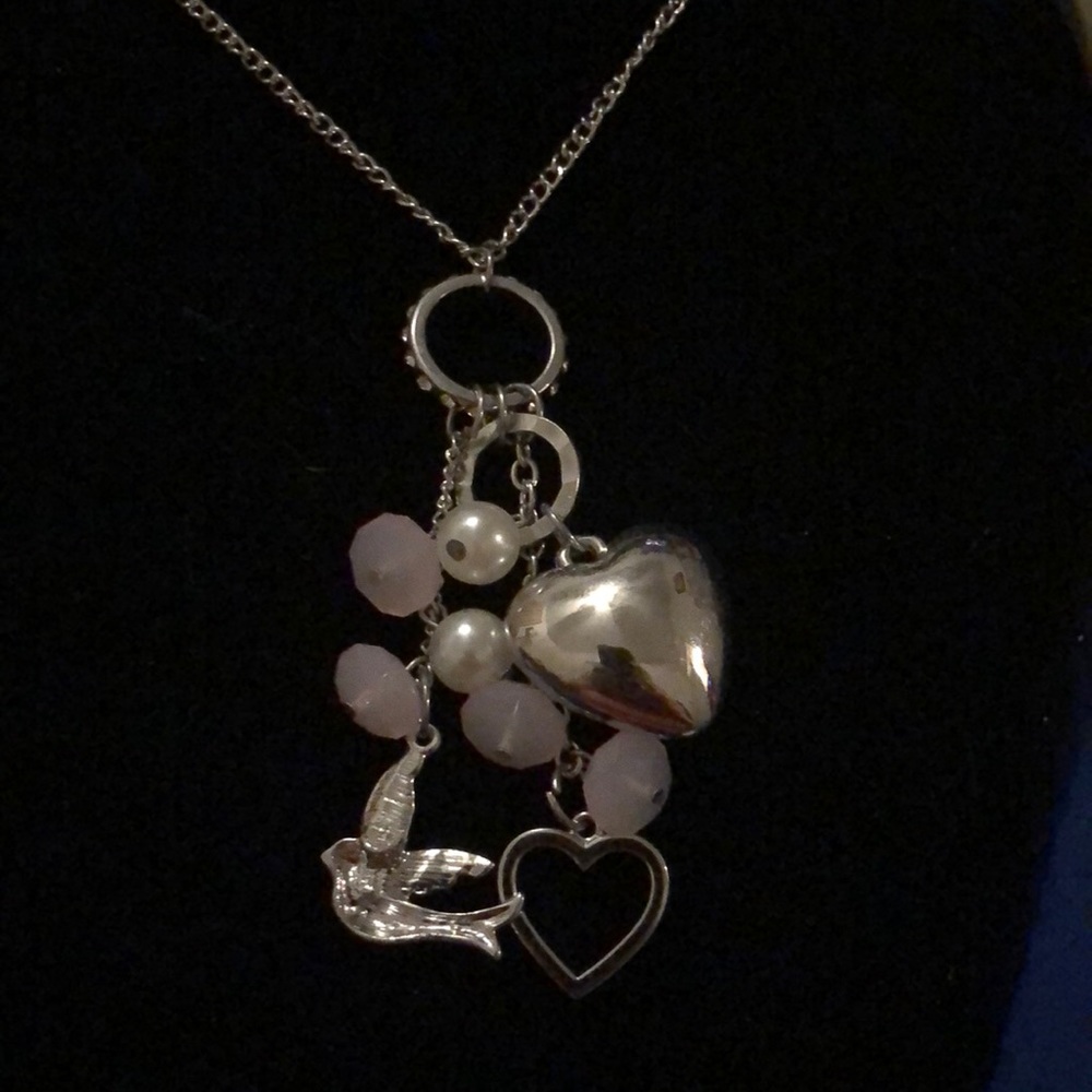 🌞Paparazzi Hearts Necklace and Earrings Set W/ Bonus Pair of Earrings NEW